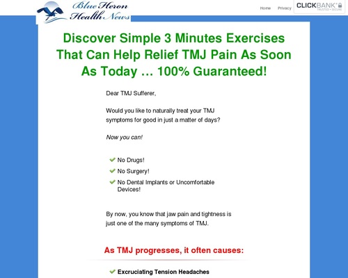 Cure For TMJ, Bruxing and Tooth Grinding – Blue Heron Health News